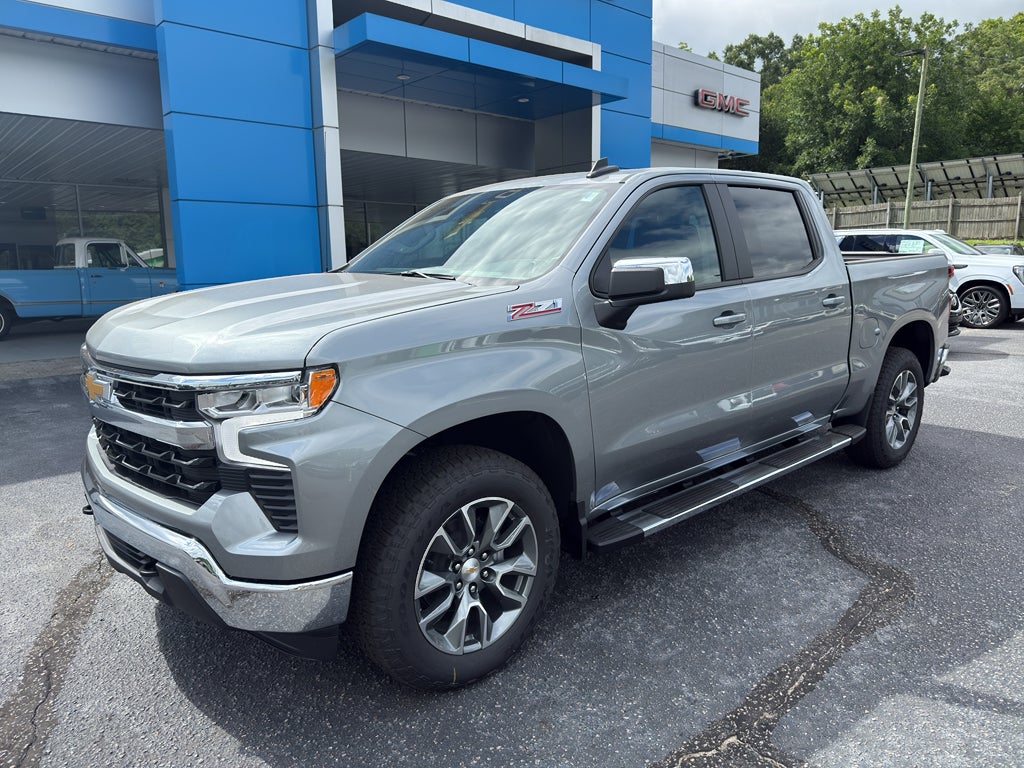 2026 Chevrolet Silverado 1500 LT in Sterling Gray Metallic — front three-quarter view