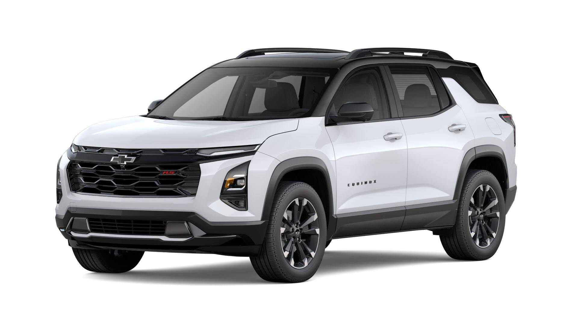 2027 Chevrolet Equinox FWD RS in Polar White Tricoat — front three-quarter view